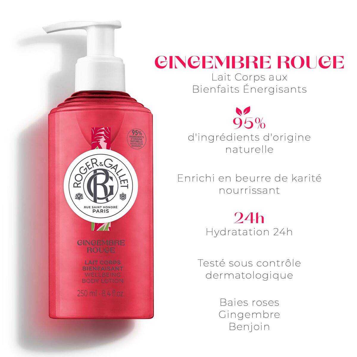 Krema za Telo Roger & Gallet Gingembre Rouge 250 ml